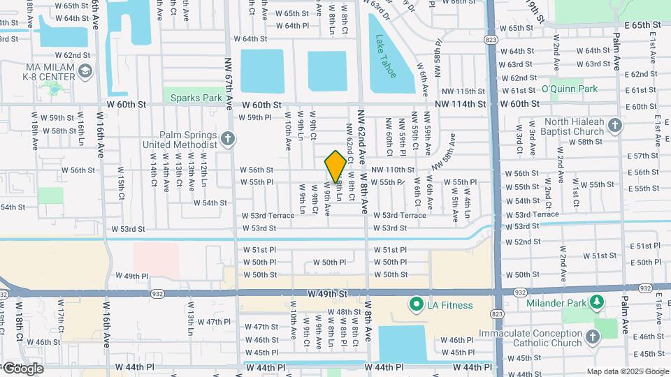 5470 W 8th Ln Map and Location Details