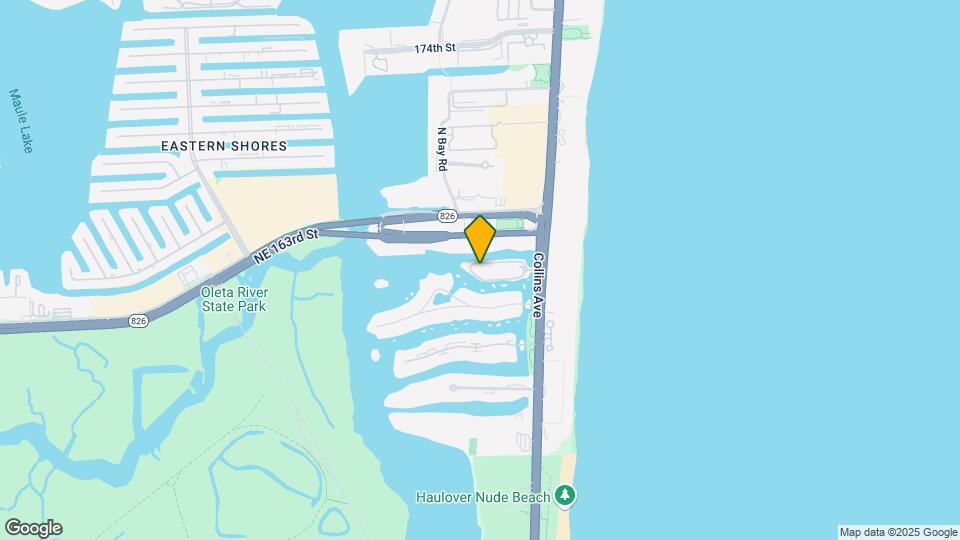 16500 Collins Ave, Unit 655 Map and Location Details