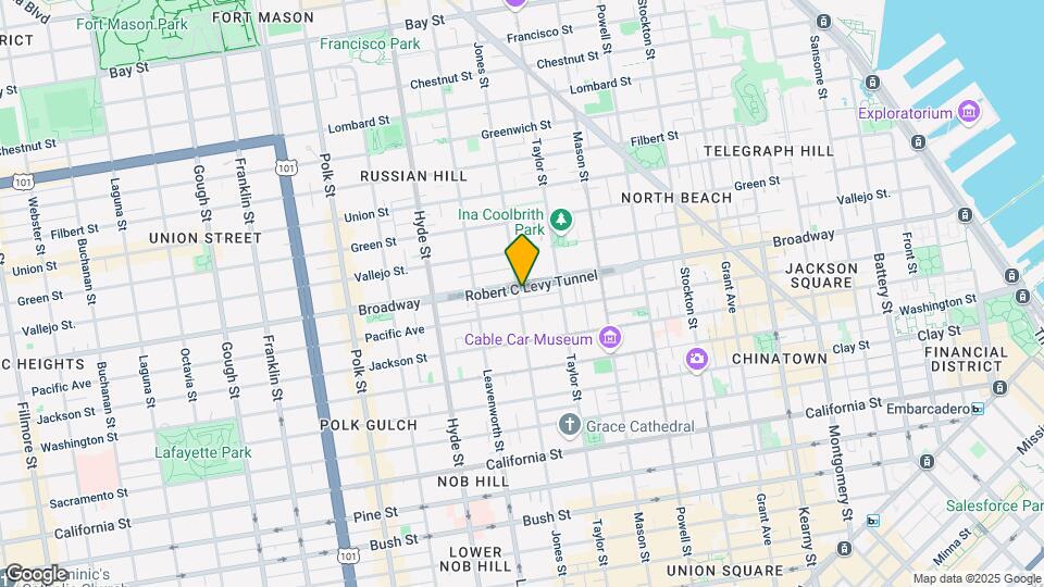 1630 Jones St Map and Location Details