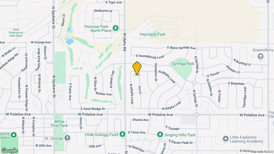 2827 N Ivy Ln Map and Location Details