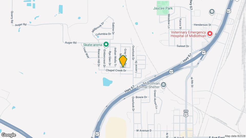 1110 Sage Brush Tr Map and Location Details