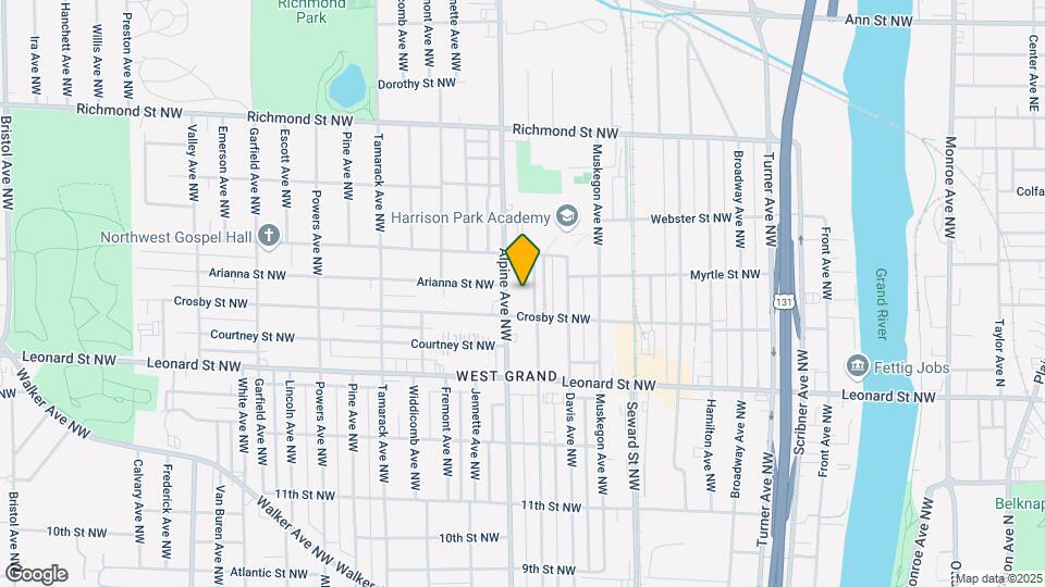 1316 Alpine Ave NW Map and Location Details