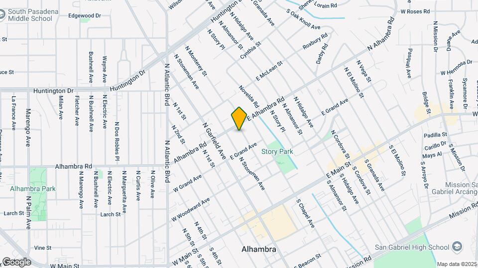 501 N Monterey St Mapa y Detalles de la Ubicación