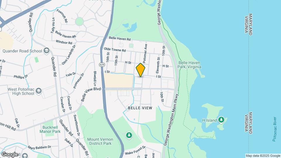 6504 Potomac Ave Map and Location Details