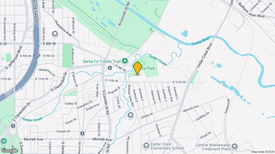 2206 Rockefeller Blvd Map and Location Details