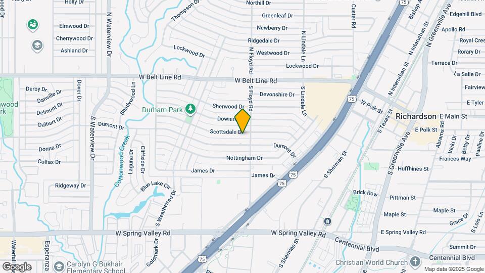 705 Scottsdale Dr Map and Location Details