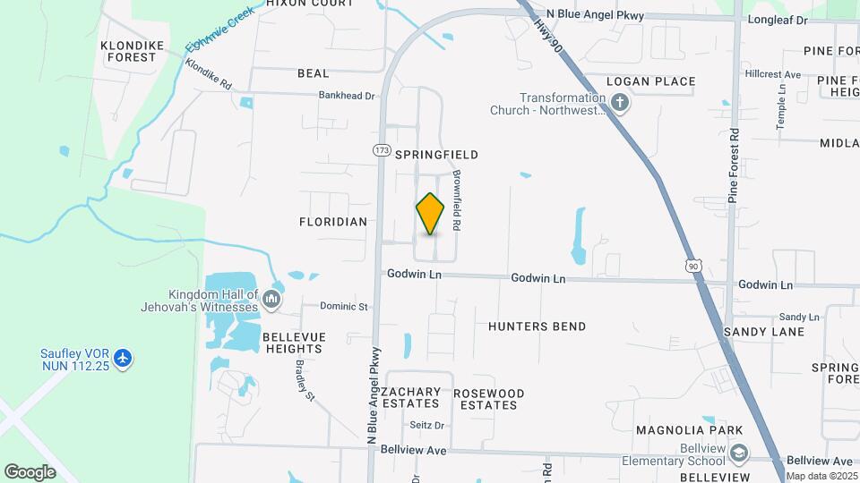 4014 Glenway Dr Map and Location Details