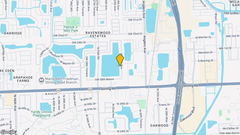 5721 SW 24th Ave Map and Location Details