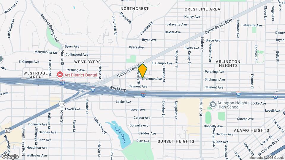 5029 Birchman Ave Map and Location Details
