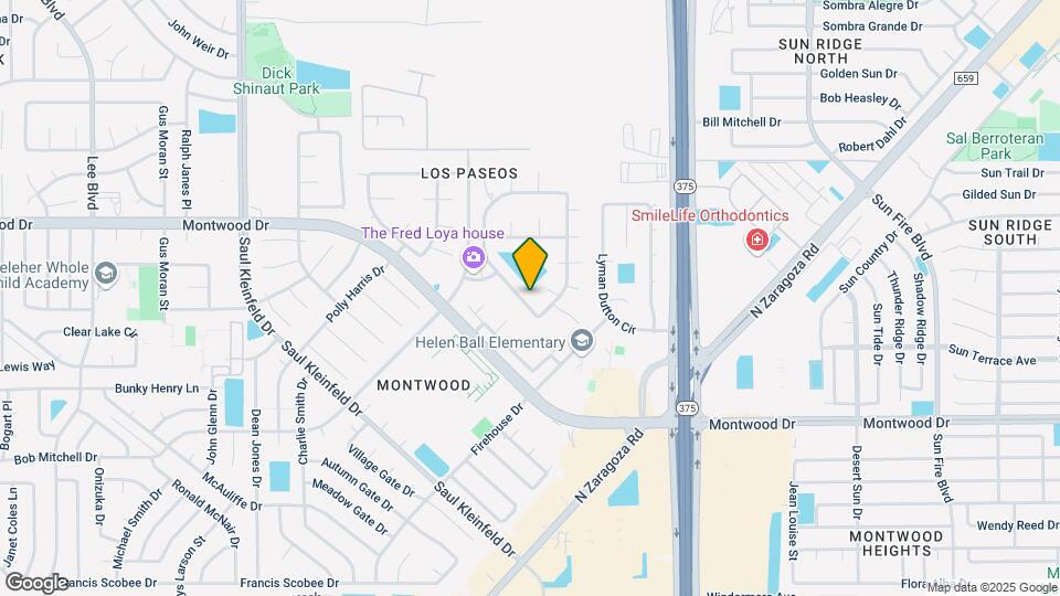 2085 Paseo Del Prado Dr Map and Location Details