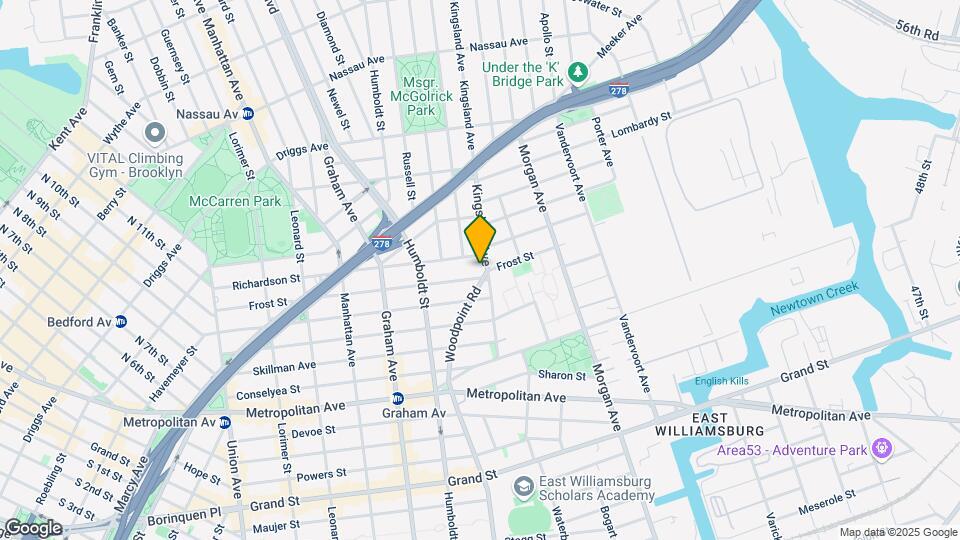96 Woodpoint Rd Map and Location Details