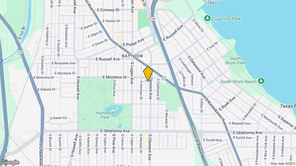 2823 S Clement Ave Map and Location Details