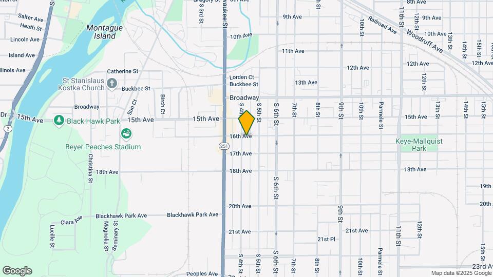 1704 S 4th St Map and Location Details