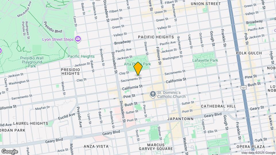 2107 Pierce St Map and Location Details