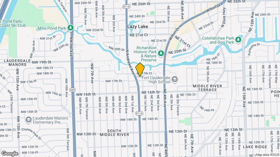 47 NE 16th Pl Map and Location Details