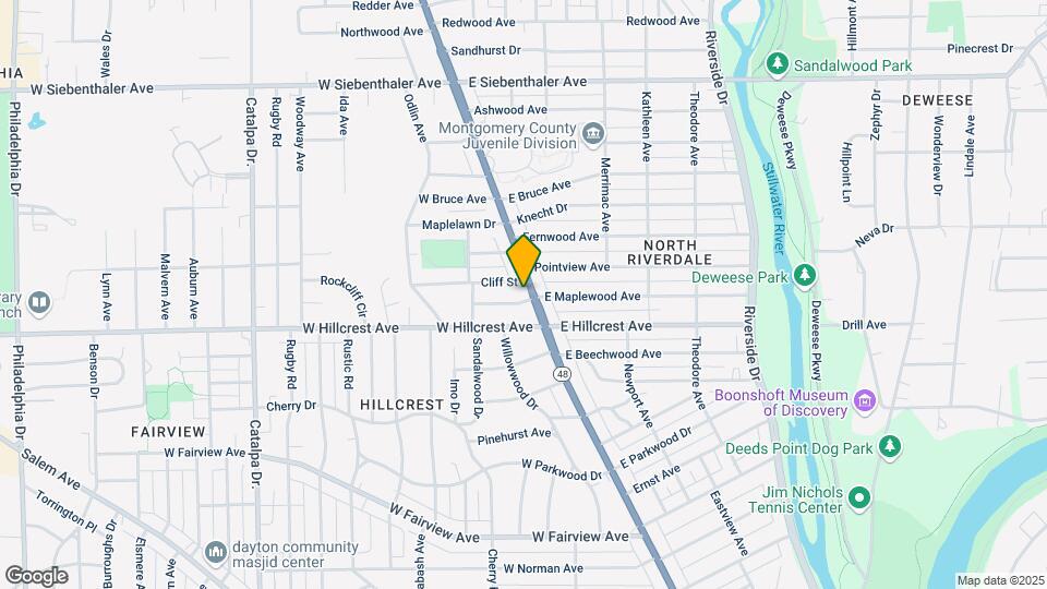 15 W Maplewood Ave Map and Location Details