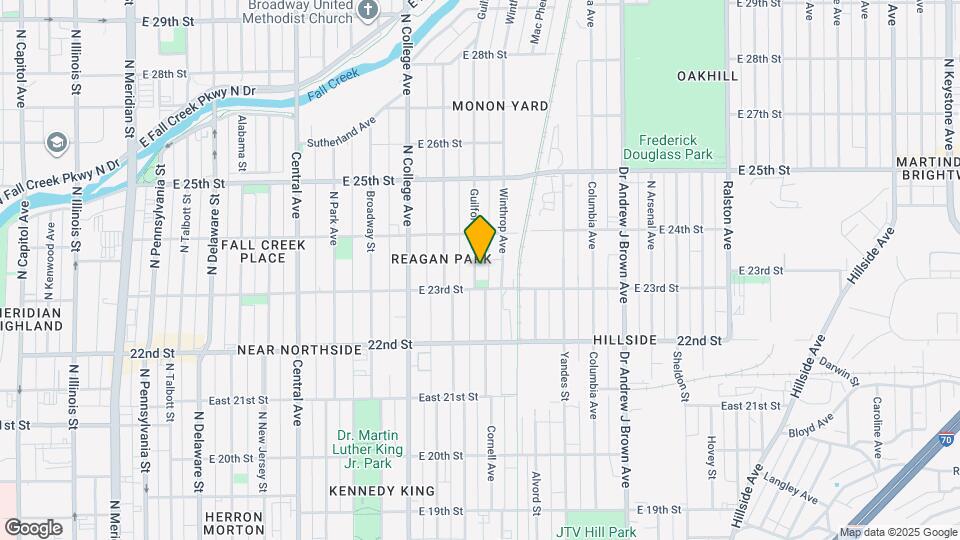 2321 Guilford Ave Map and Location Details