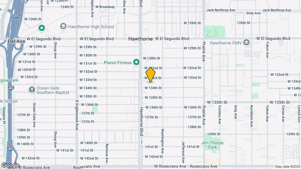 4377 W 134th St Map and Location Details