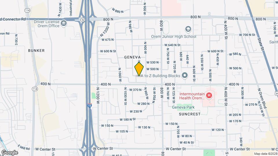 933 W 450 N Map and Location Details