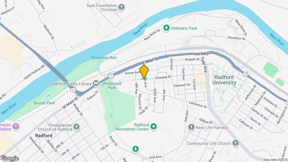 1701 Downey St Map and Location Details