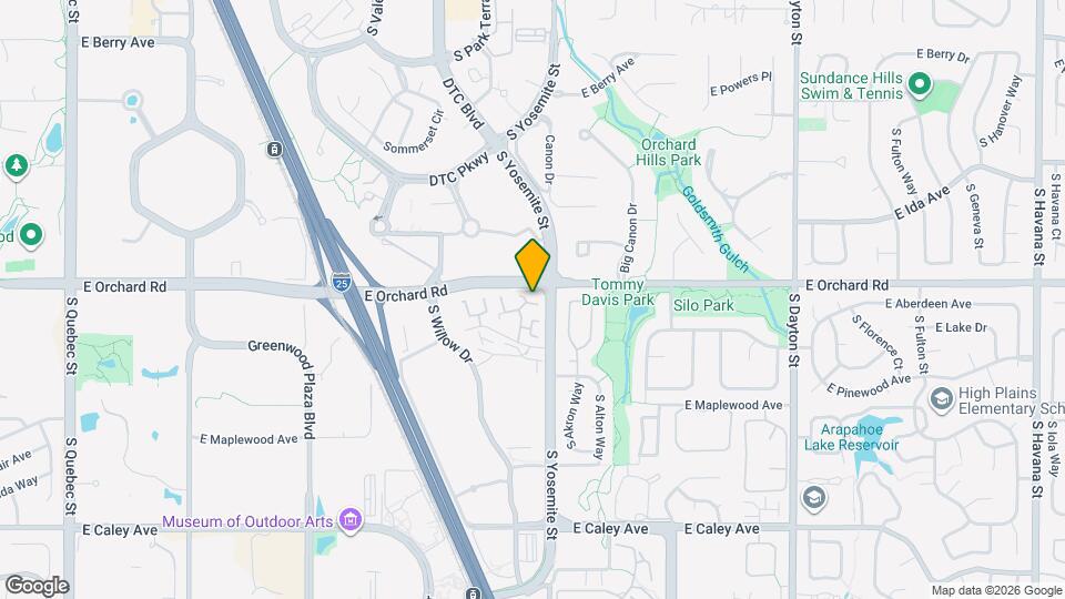 5924 S Willow Way Map and Location Details