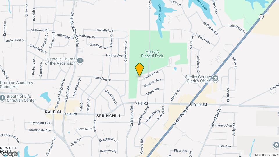 4418 Lansford Dr Map and Location Details