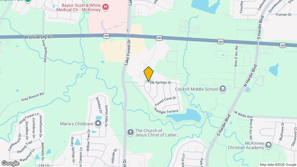 1609 Sunrise Dr Map and Location Details