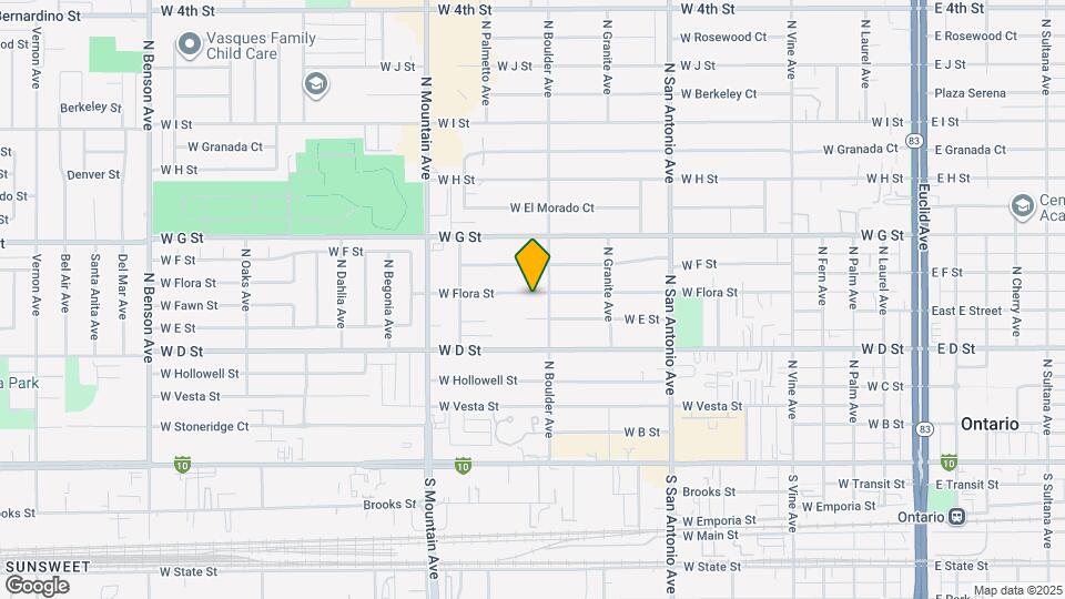 917 W Flora St Map and Location Details