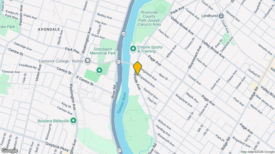 110 Copeland Ave Map and Location Details