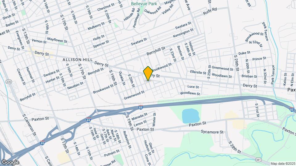 934 S 21st St Map and Location Details