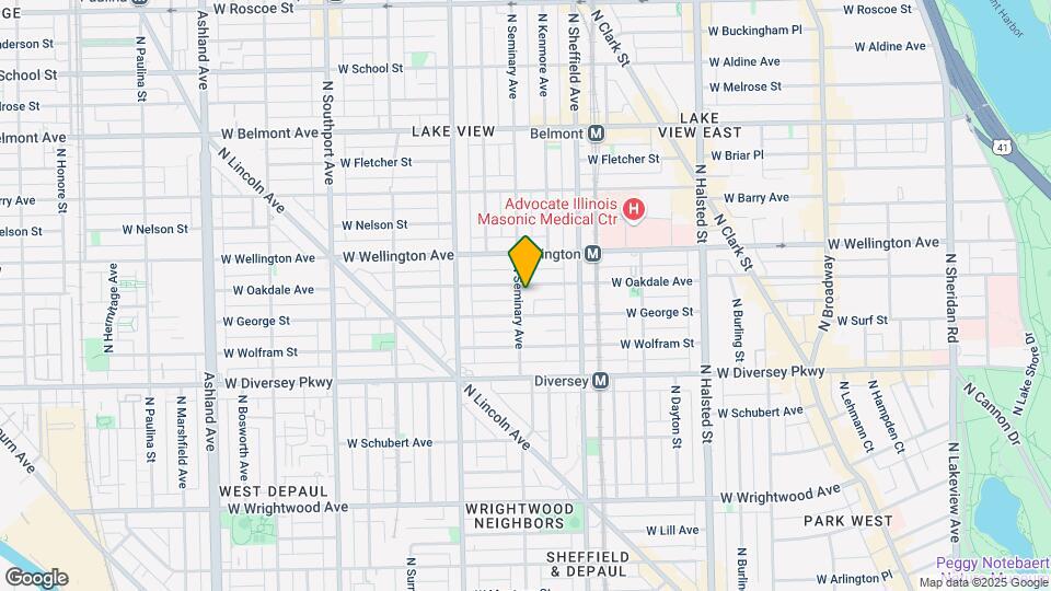 1057 W Oakdale Ave Mapa y Detalles de la Ubicación
