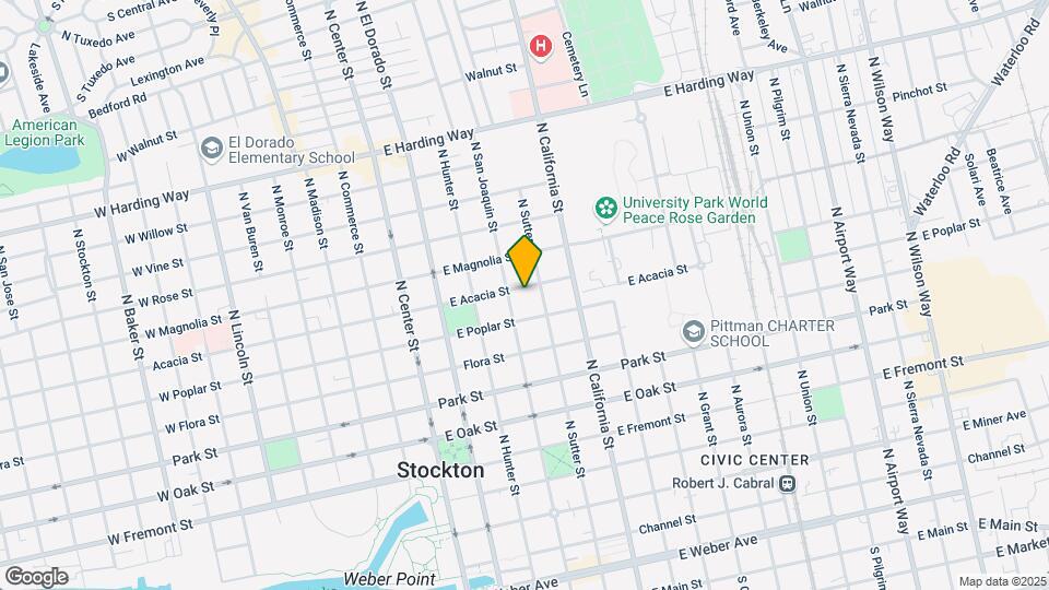 940 N San Joaquin St Mapa y Detalles de la Ubicación