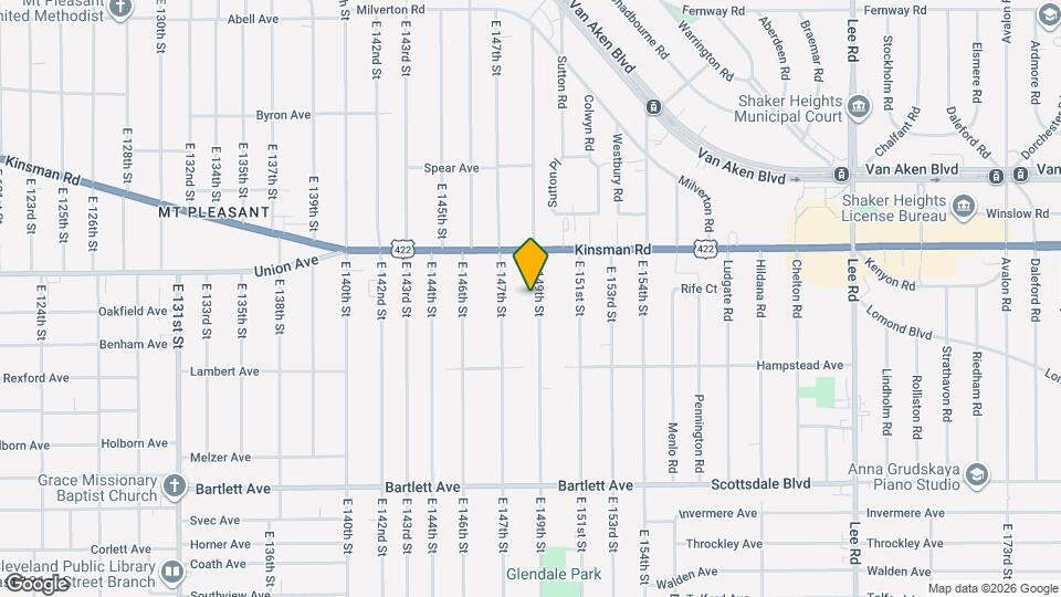 3550 E 149th St Map and Location Details