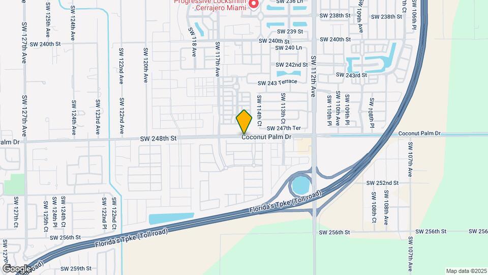 11542 SW 248th Terrace Map and Location Details