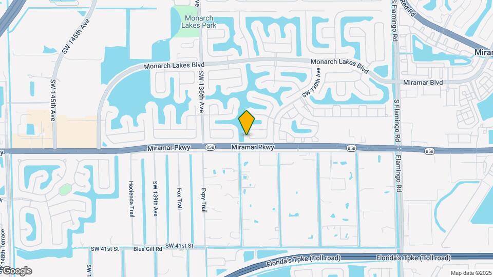 3198 SW 132nd Ave Map and Location Details