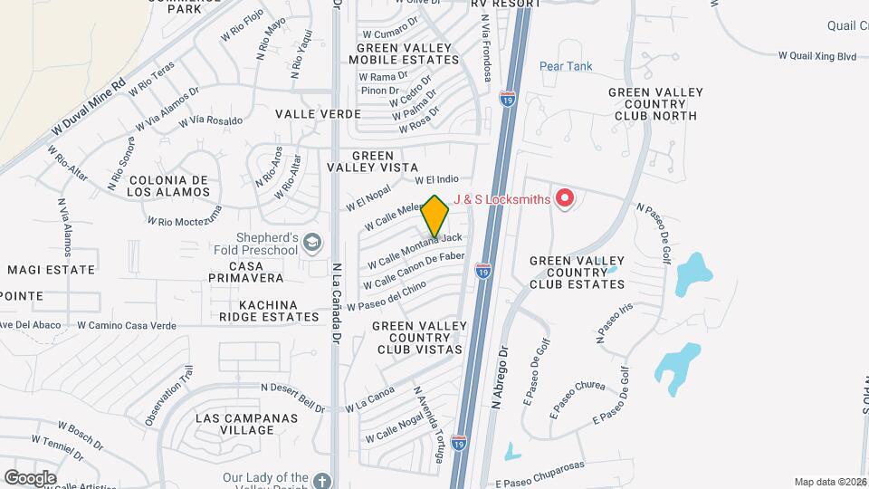 101 W Calle Montana Jack Map and Location Details