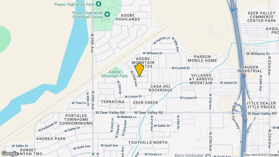 3145 W Crest Ln Map and Location Details