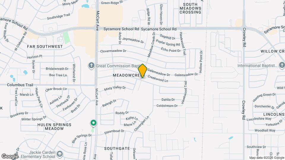 2740 Ctr Crk Ln Map and Location Details