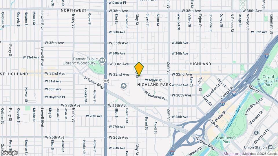 3140 N Clay St Map and Location Details