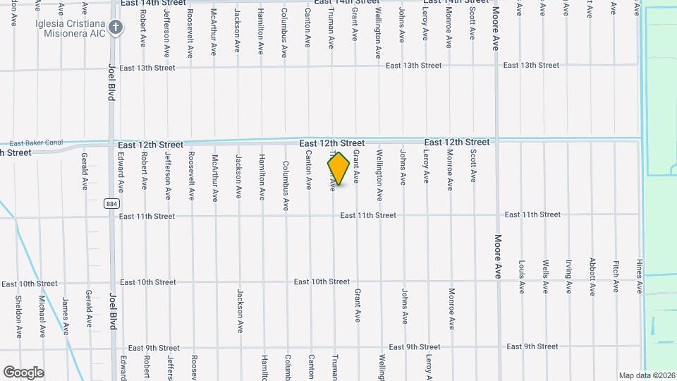 1108 Truman Ave Mapa y Detalles de la Ubicación