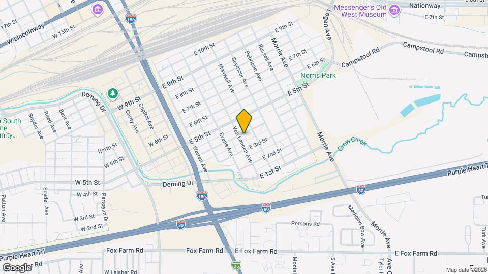 503 E 4th St Map and Location Details