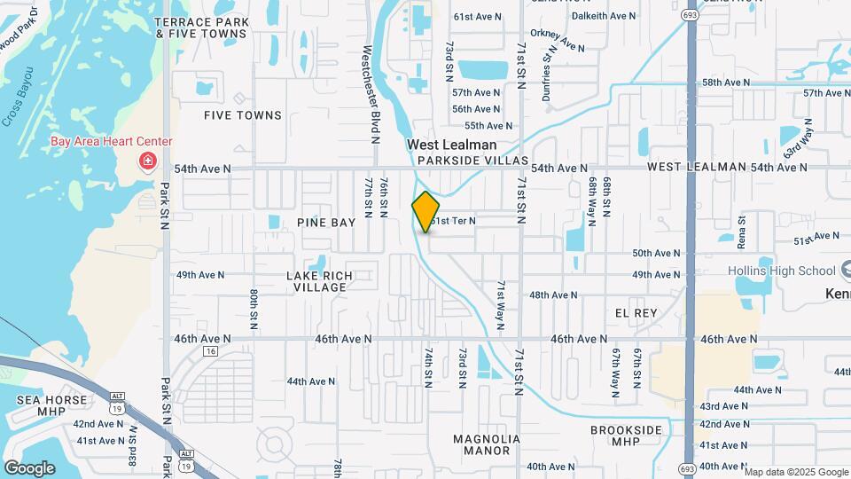 5050 74th St N Map and Location Details