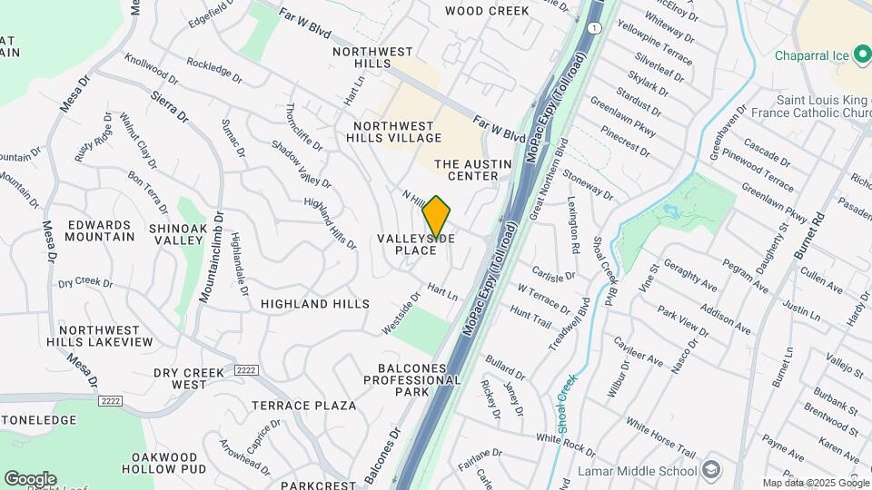 6609 Valleyside Rd Map and Location Details