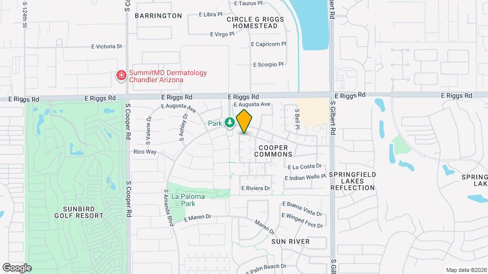 2581 E Bellerive Dr Mapa y Detalles de la Ubicación