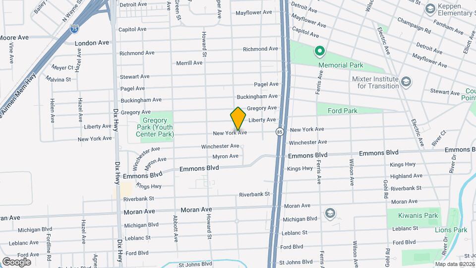 1465 New York Ave Map and Location Details