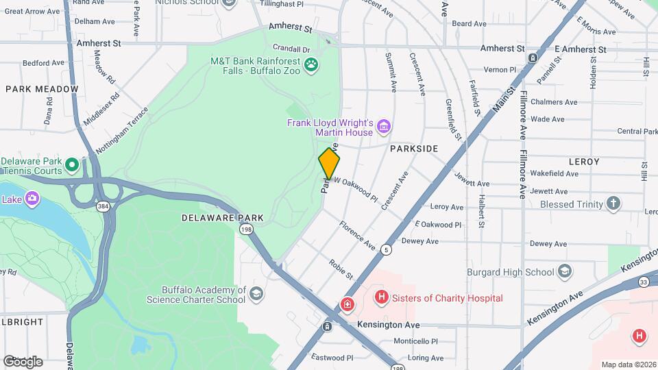 145 Parkside Ave Map and Location Details