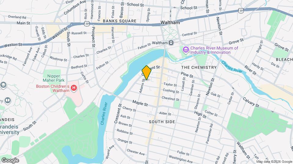 28 Adams St, Unit 1 Map and Location Details