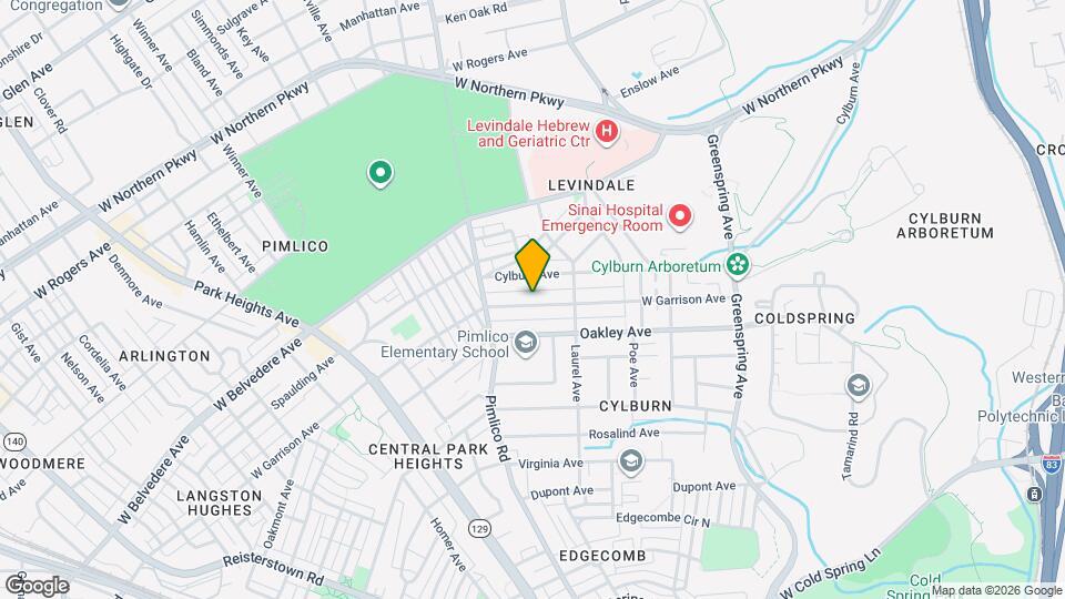 2838 W Garrison Ave Map and Location Details