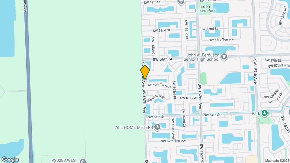 5902 SW 166th Ct Map and Location Details