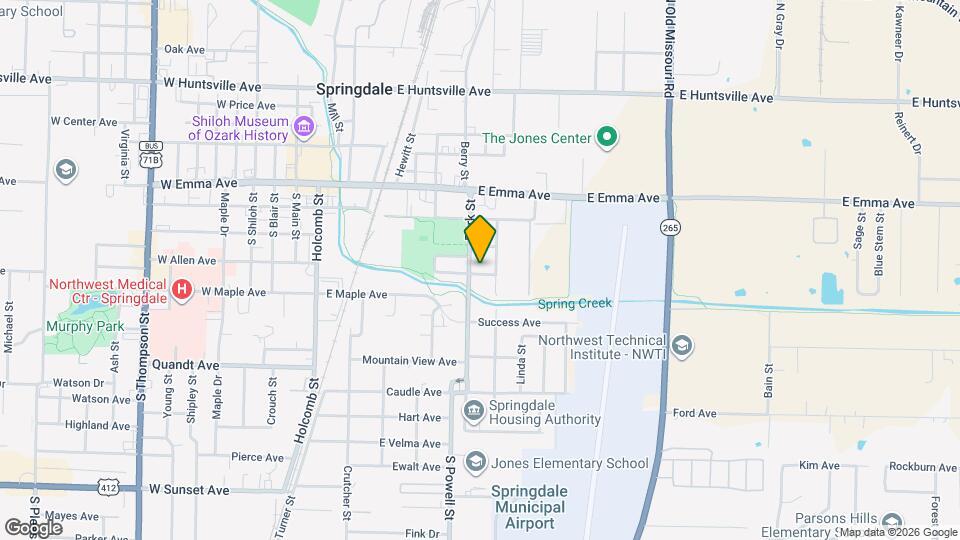 604 Allen Ave Map and Location Details